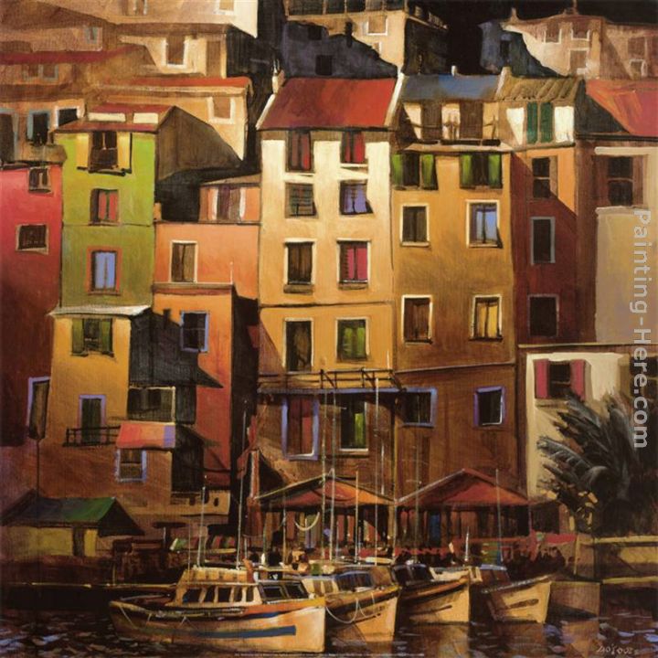 Mediterranean Gold painting - Michael O'Toole Mediterranean Gold art painting